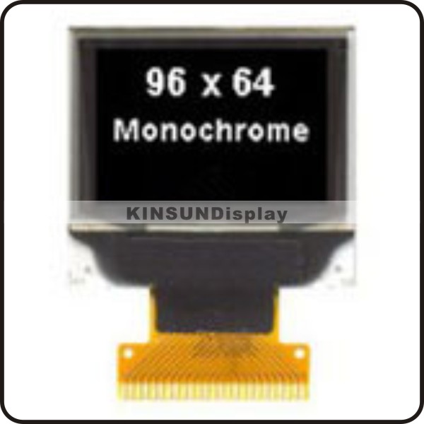 oled graphic display in 0.95 inch White on Black