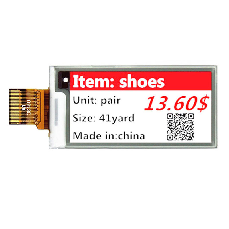2.13inch 212X104 E-ink Display-Black/White/Red color